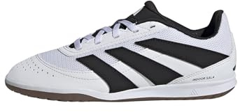 adidas Unisex – Barn PREDATOR CLUB Indoor Sala Football Boots Kids, Cloud White/Core Black/Lucid Lemon, 30 1/2 EU