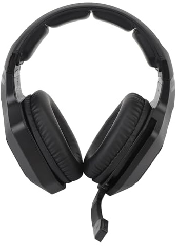 2.4G Wireless Gaming Headset, PC -spel Hörlurar för Switch Laptop Mobile Mac (Svart)