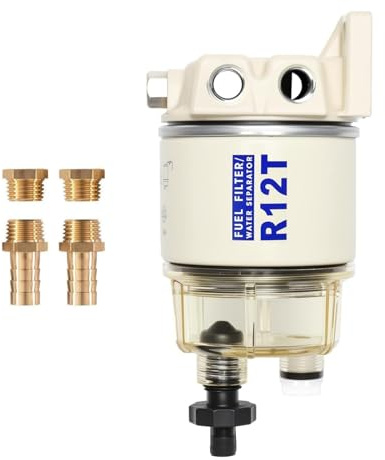 Kit separatore acqua combustibile marino, filtro per barca marina per motori a gas e diesel