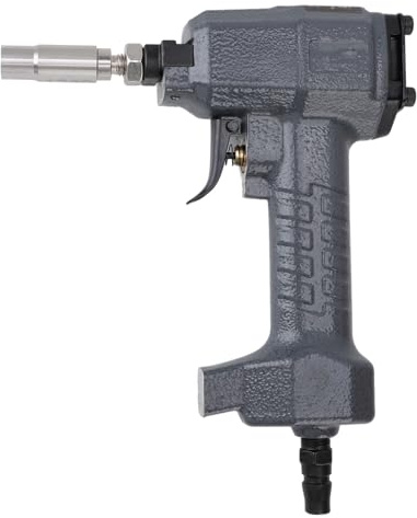 Generic 1170 Chiodatrice Decorativa Pneumatica, Chiodatrice per Mobili, Pistola Sparachiodi Ad Aria con 2 Chiavi Esagonali, Ideale per Rivestimento in Pelle di Divani, Modanature di Corone e Uso Fai
