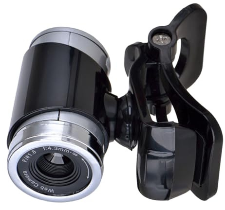 SHINEOFI Webcam USB 720p avec Microphone Intégré Bruit, Clip Polyvalent pour Ordinateur de Bureau et Portable, Caméra Streaming et Cours en Ligne, Noir