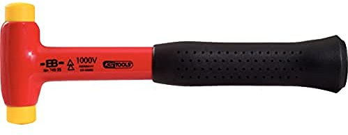 KS Tools 117.1126 Skonhammare med skyddsisolering, huvud Ø 25 mm