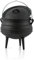 BBQ-Toro Potjie | Gusseisen Hexenkessel Potjie #2, ca. 6 Liter | Guss Kochtopf mit Füße | Südafrikanischer Dutch Oven | Kochtopf für offenes Feuer, Gusseisen Schmortopf mit Deckel | Fleischtopf