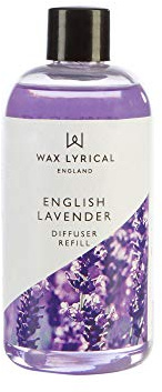 Wax Lyrical Reed Diffuser Home Fragrance Refill - English Lavender, 200ml | English Lavender Fragrance, Lavender, Eucalyptus, Bergamot and Sandalwood Scents, Room Air Freshener