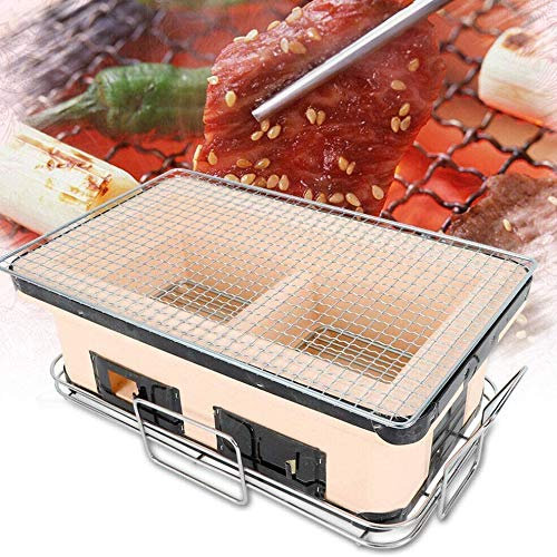 RajoNN BBQ-Grill, Keramik-Kohlegrill, Yakitori-Grill, 48 x 28 x 22 cm