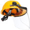 Climax 436/I Arbeitsschutzhelm mit Visier aus Polycarbonat