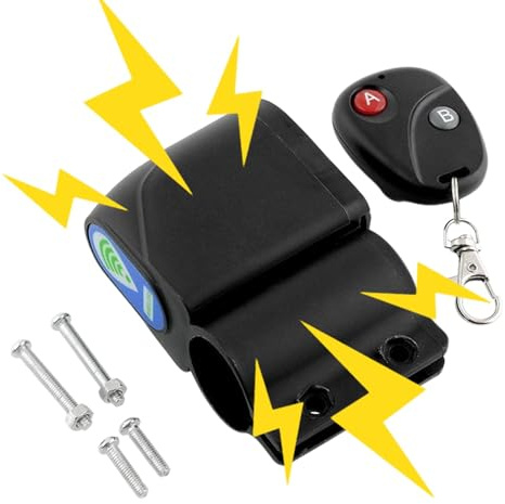 Allarmi per bicicletta con telecomando, antifurto per bicicletta, allarme forte con telecomando, allarme wireless per moto, bicicletta, scooter elettrico