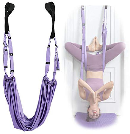 M-TOP Aerial Yoga Strap, Yoga-Hängematte, Yoga Ballett Bein Stretching Strap Back Bend Assist Trainer, Bein-Bord-Pilates-Ausrüstung für Fitness, Tanz, Ballett, Gymnastik