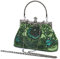 Beaface Women's Clutch Bags, Floral Beaded Clutches for Women, Wedding Evening Clutch Bag Embroidery Clutch Handbags for Women (Green)