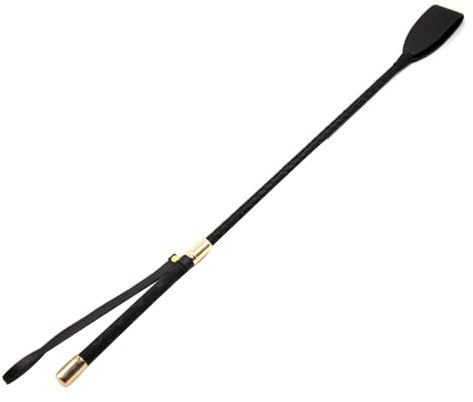 FIYSON Pferdepeitsche Mit PU-Leder,Reiten Crop Jump-Schläger, Englische Peitsche Mit Echtem Leder, Für Outdoor-Sport, Reitsport, Reitgerte Für Pferd Das Tägliche Training, Pferd Springen Renne