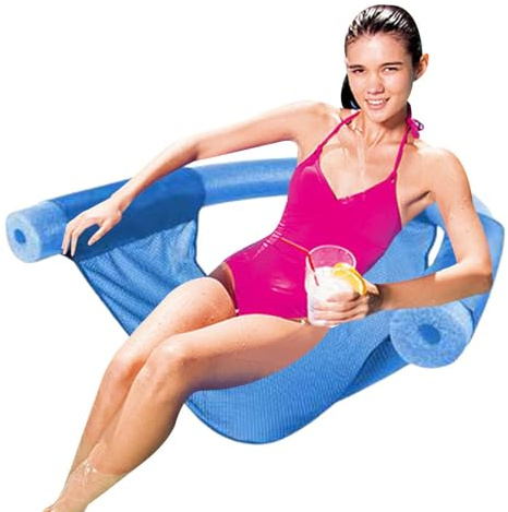 QARIDO Piscina - Flotadores diseño ergonómico para Adultos | Sling Fideos Piscina, Silla Flotante Hamaca Agua Piscina para Fiesta en la Piscina Verano