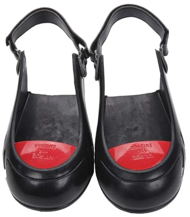 Fonowx Cubrezapatos de seguridad con puntera de acero, cubierta antigolpes para zapatos para visitantes o trabajadores