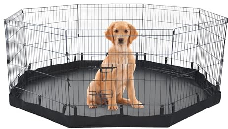 Zuisfau Octagonal Pet Pen Base Mat for 8-Panel 61cm Pens, Mat Only
