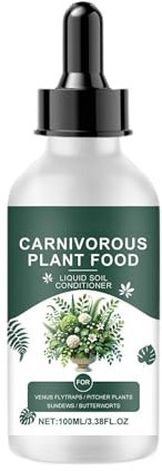 Nourriture Pour Piège À Mouches Venus - 100 Ml Gouttes De Nourriture Pour plàntes Carnivores, Complément Pour plàntes Carnivores D'intérieur, Nutriments Liquides De Qualité Supérieure, Formule De Croi