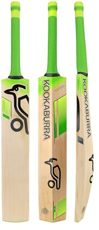 Kookaburra Kahuna 6.1 Cricket Bat Bate, Unisex, Verde Lima, Mango Corto