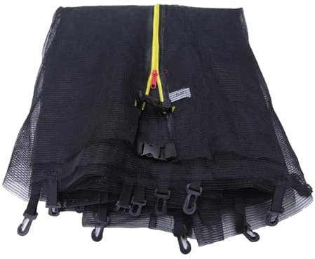 AMENGJ Rete Tappeto Elastico 6/8/10/12 Piedi Trampolino Rete di Ricambio Recinzione Recinzione anticaduta Sicurezza Rete Tuta Salto Tappetino Accessori Fitness(8Feet 2.44M)