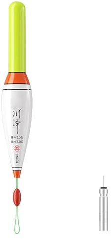 Kaezuy LED Posen Angeln Mit Bissanzeiger Und Farbveränderte Licht Angelposen Leuchtposen Mit Batterie Und Nano Material Für Angeln Am See Fluss Und Teich (B)