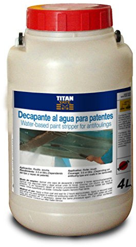 TITAN - Decapante para patentes al agua incoloro 4l