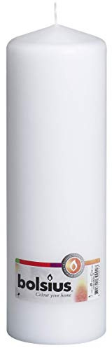 Bolsius Outdoor/Indoor Pillar Candle 250x80mm - White