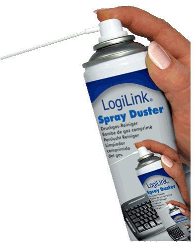 LogiLink - Spray de aire comprimido, 400 ml 10 unidades