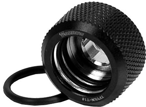 Barrow G1/4-16mm OD Twin Seal Raccordo a compressione tubo rigido - Nero