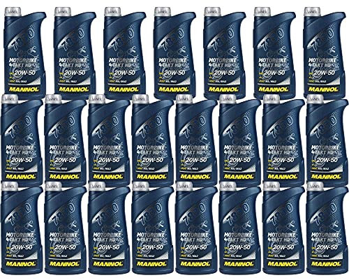 QR-Parts Set 85476258 MN7830-1 23x1 Liter Orignal MANNOL Motoröl Motorrädöl 7830 Motorbike 4-Takt HD API SL Oil