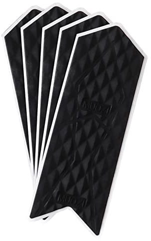 Yundxi 5 Stück Fahrrad Rahmenschutz Kettenstrebenschutz Aufkleber Silikon Anti-Kratzer Rahmen Pad für Mountainbike (Klein,Schwarz)