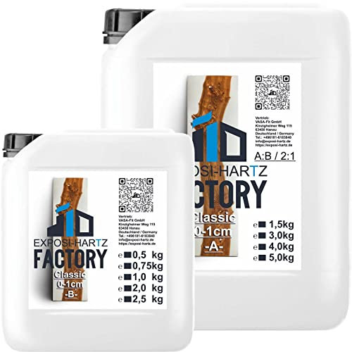 Exposi-Hartz-Classic Epoxidharz mit Härter 2,25kg (1,5g A + 0,75kg B)