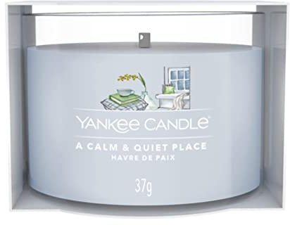 Yankee Candle Gefüllte Votivkerze mit Aufschrift A Calm & Quiet Place