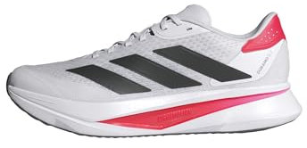 adidas Duramo SL 2 Running Shoes, Zapatillas para Correr Hombre, Cloud White/Core Black/Lucid Red, 43 1/3 EU