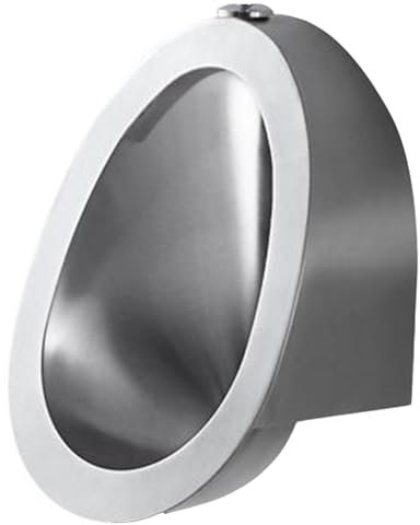 VBVARV Wandmontiertes Urinal Aus Edelstahl 304 Spülurinal Für Männer Für Badezimmer, Hotels, Einkaufszentren