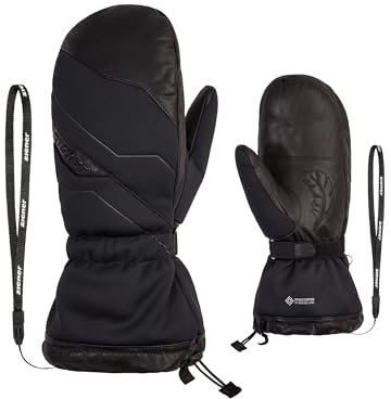 Ziener Herren GALANDO Ski-Fäustling/Wintersport | sehr warm, Daune, Soft-Shell, Black, 10