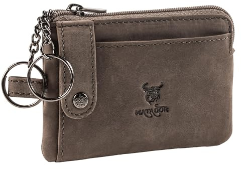 MATADOR Portachiavi in pelle #CUSCO con elegante confezione regalo, borsa per chiavi auto, custodia per chiavi auto, portafoglio RFID per carte, custodia per chiavi di lusso con scomparti multipli