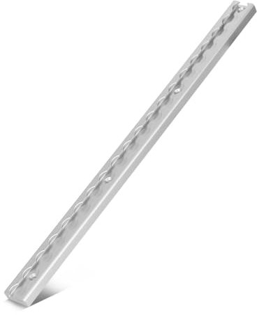 STAHLWERK Rail d'arrimage de 50 cm - Rail de fixation - Barre de fixation en aluminium avec trous de perçage intégrés pour sécuriser la charge pendant le transport