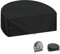 LAMUNI Sonneninsel Abdeckhaube Wasserdicht Outdoor Loungeinsel Abdeckung Halbrund Winterfest Abdeckplane Liegeinsel, 420D Oxford Sonneninsel Schutzhülle für Garteninsel Gartenmuschel, 180x90x80cm