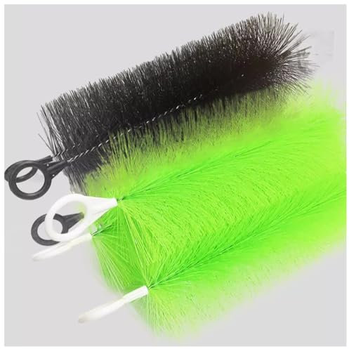 Spazzole per filtri da laghetto, kit di filtrazione per laghetto, spazzola per filtro acquario, spazzola lunga in acciaio inox per la pulizia, filtro skimmer per laghetto, per laghetti Koi, giardini a