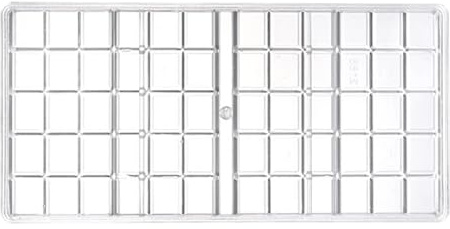 Thick Clear Acrylic Chocolate Bar Mould - Food Grade Candy Form For Filling | Dessert Craft Tray For Mousse, Jelly, Pralines, sweet creationsss, Professional Baking And Homemade Pastry Preparation