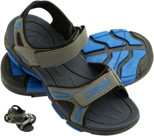 Cressi Sandali Sport Acquatici, Grigio/Blu, 46
