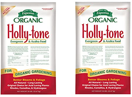Espoma 50 lbs. Organic Holly Tone Evergreen & Azalea Food (Multicolor - 2 Pack)