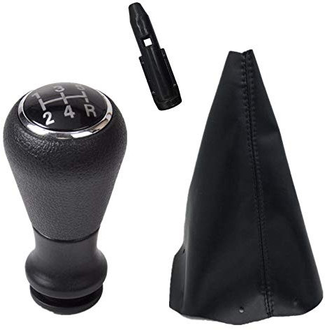 Pomo de cambio de marchas, funda de cuero PU, funda de bota para Peugeot 106, 206, 306, 307, 308, 309, 405, 406, 407, 508, 605, 607, 806, 807 C2 C5-K0052