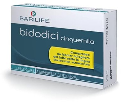 Barilife - Vitamina B12 Bidodici CINQUEMILA 5 cpr sublinguali - Per pazienti bariatrici - Supplemento B12 per energia - Alta dose per carenza grave - Contiene Cianocobalamina