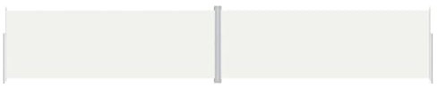 vidaXL Tenda da Sole Laterale Retrattile Crema 220x1200 cm
