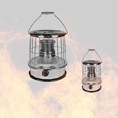 AEMIN Petroleumofen Für Innenräume Mobile Heizung Ohne Strom Innen Tragbarer Petroliumheizer Petroleumheizung Mit Löschautomatik, Für Camping Zeltheizung Kochen