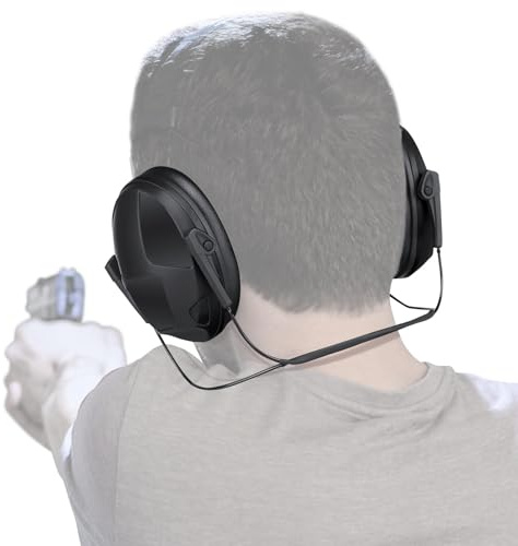 Yzpacc Noise Reduction Safety Earmuff, Ear Protection Ear Muffs Headset Hearing Protector for Shooting
