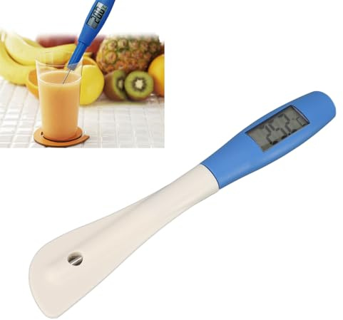 Mångsidig Godis Spatel Termometer, Integrerad 160mAh Silikon Digital Matlagning Termometer för Temperaturkontroll i Choklad, Sylt och Kött Recept