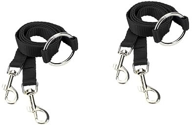 BESPORTBLE 2st Kabel Zum Schleppen Von Hunden Leine Für Große Hunde Gassi-zubehör Für Hunde Verlängerte Leine Hundeleine Für 2 Hunde Hundeleine Mit Leine Für Kleine Hunde Black