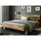 Futonbett Balkenbett Heinrich Rustic Eiche Massiv geölt 140x200cm Doppelbett