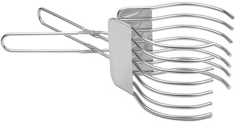Cortadora de carne manual - titular de cebolla para rebanar,Pinzas para de acero, Cortador de carne de res, herramientas de cocina | guía de cortadora de para, verduras, carne, frutas