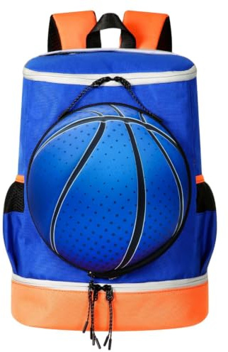 Fotbollsryggsäck för ungdomar, Fotbollsryggsäck Sportutrustningsväskor | Fotbollsväska för basket volleyboll