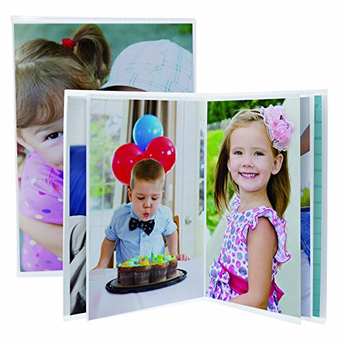 Neil Enterprises Inc. Clear Vinyl 4 x 6 Slip In Photo Album - Holds 24 Photos - Pack of 100